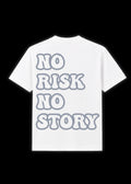 T-shirt No Risk No Story - Gris