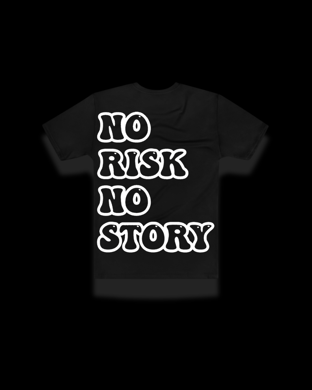 T-Shirt NO RISK NO STORY - Noir