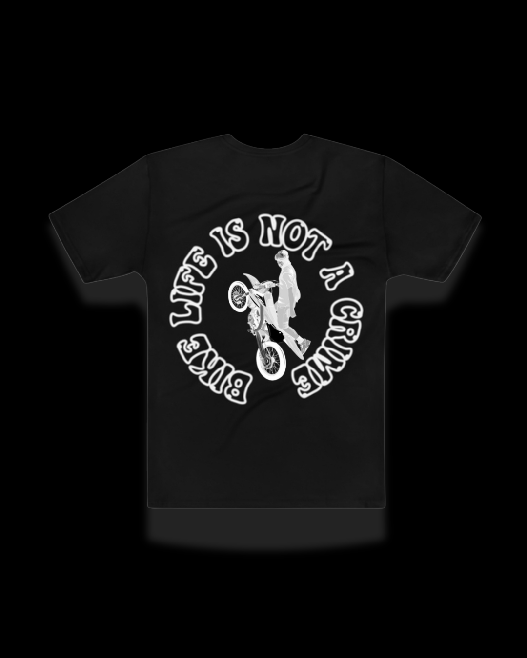 T-shirt BKLF is Not a Crime - Noir