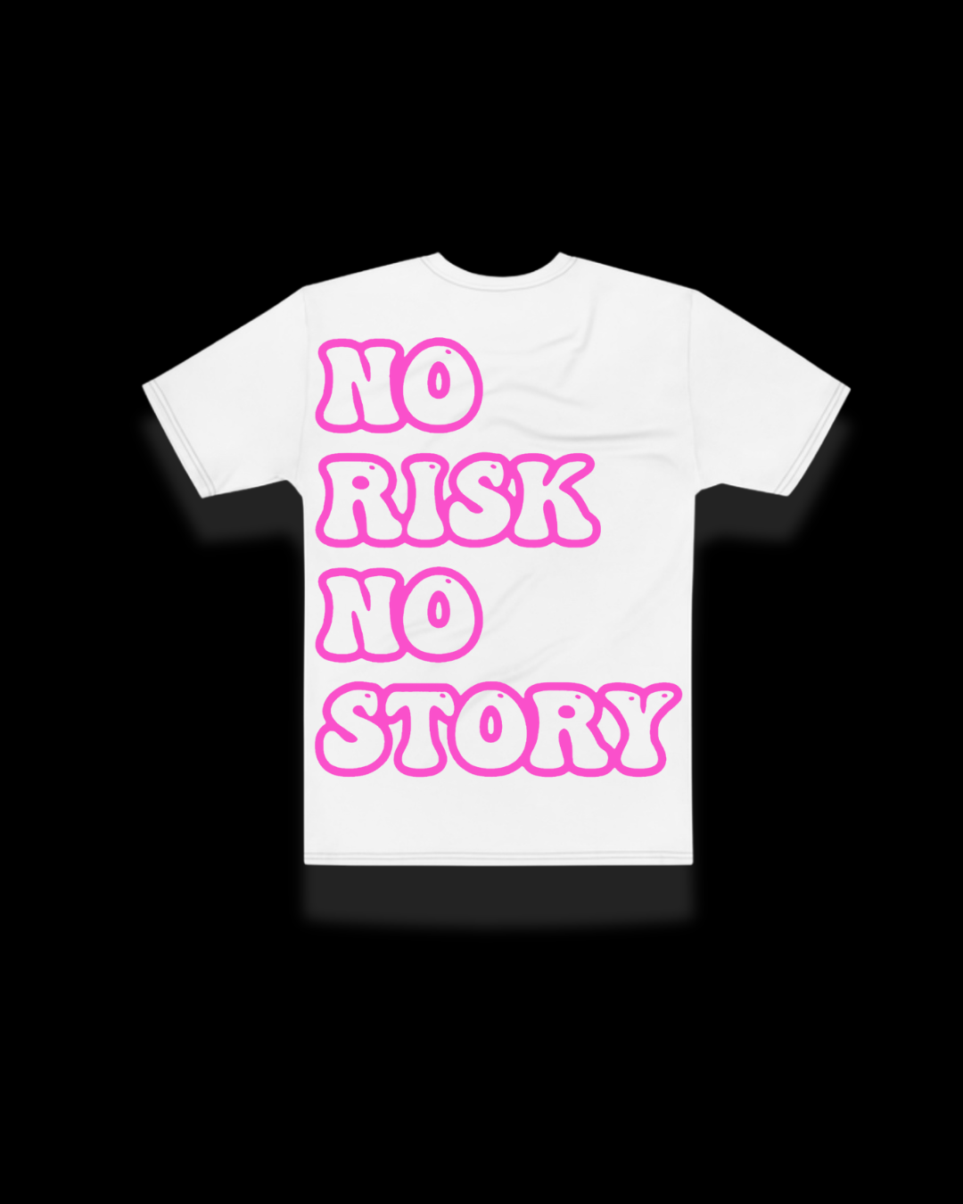 T-Shirt NO RISK NO STORY – Rose