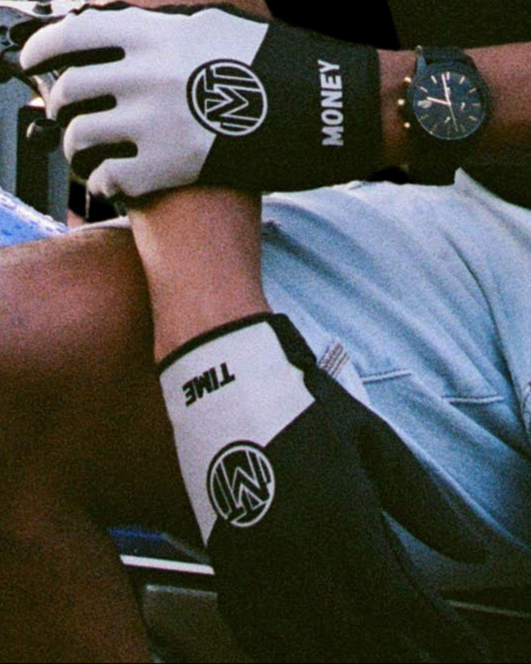 Gants MoneyTime - Noir & Blanc