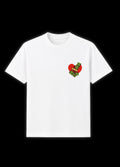 T-SHIRT LOVE IS MONEY - BLANC