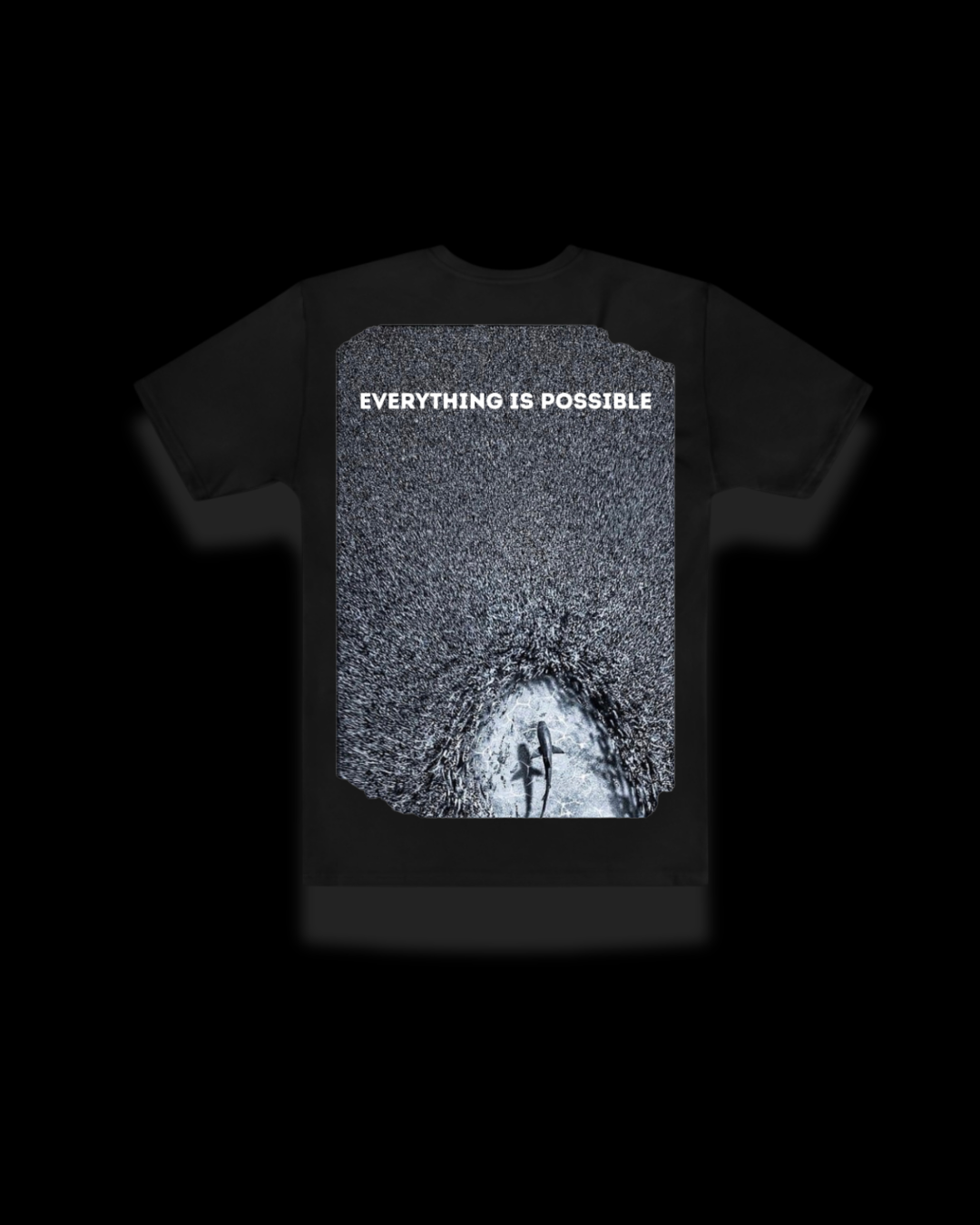 T-shirt Everything is Possible - Noir