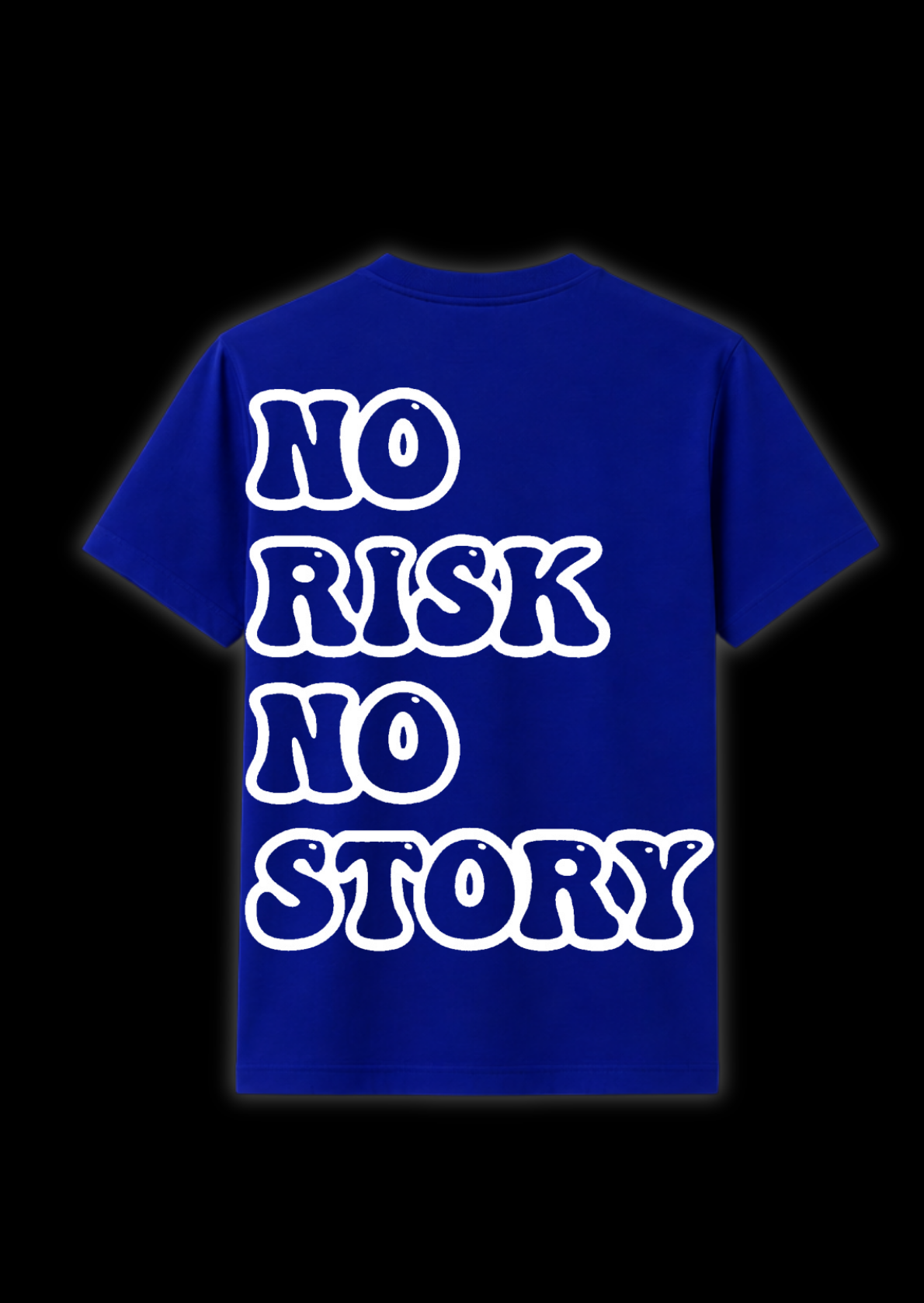PRÉCOMMANDE T-SHIRT NO RISK NO STORY - BLEU MARINE