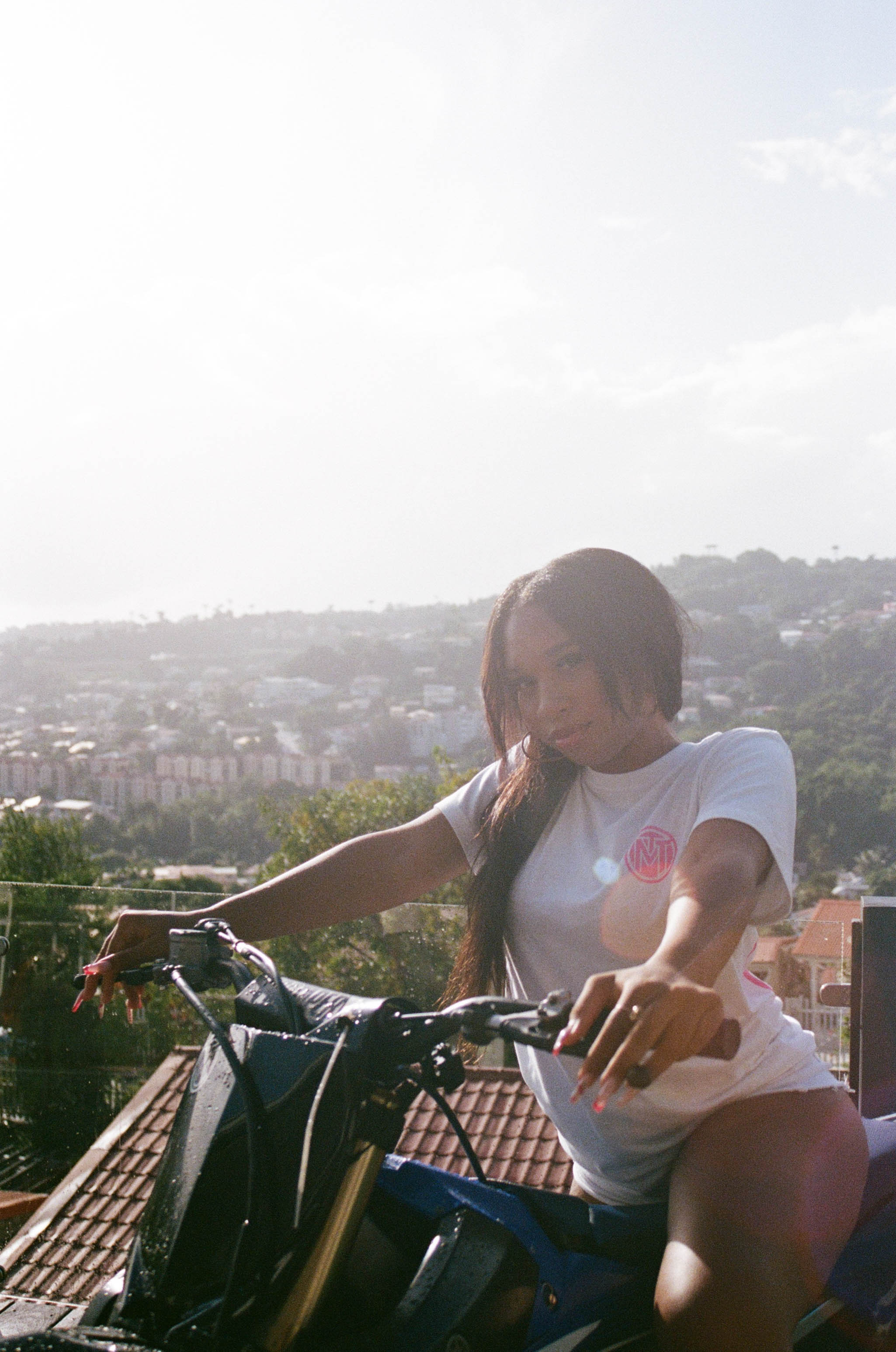 T-Shirt NO RISK NO STORY – Rose