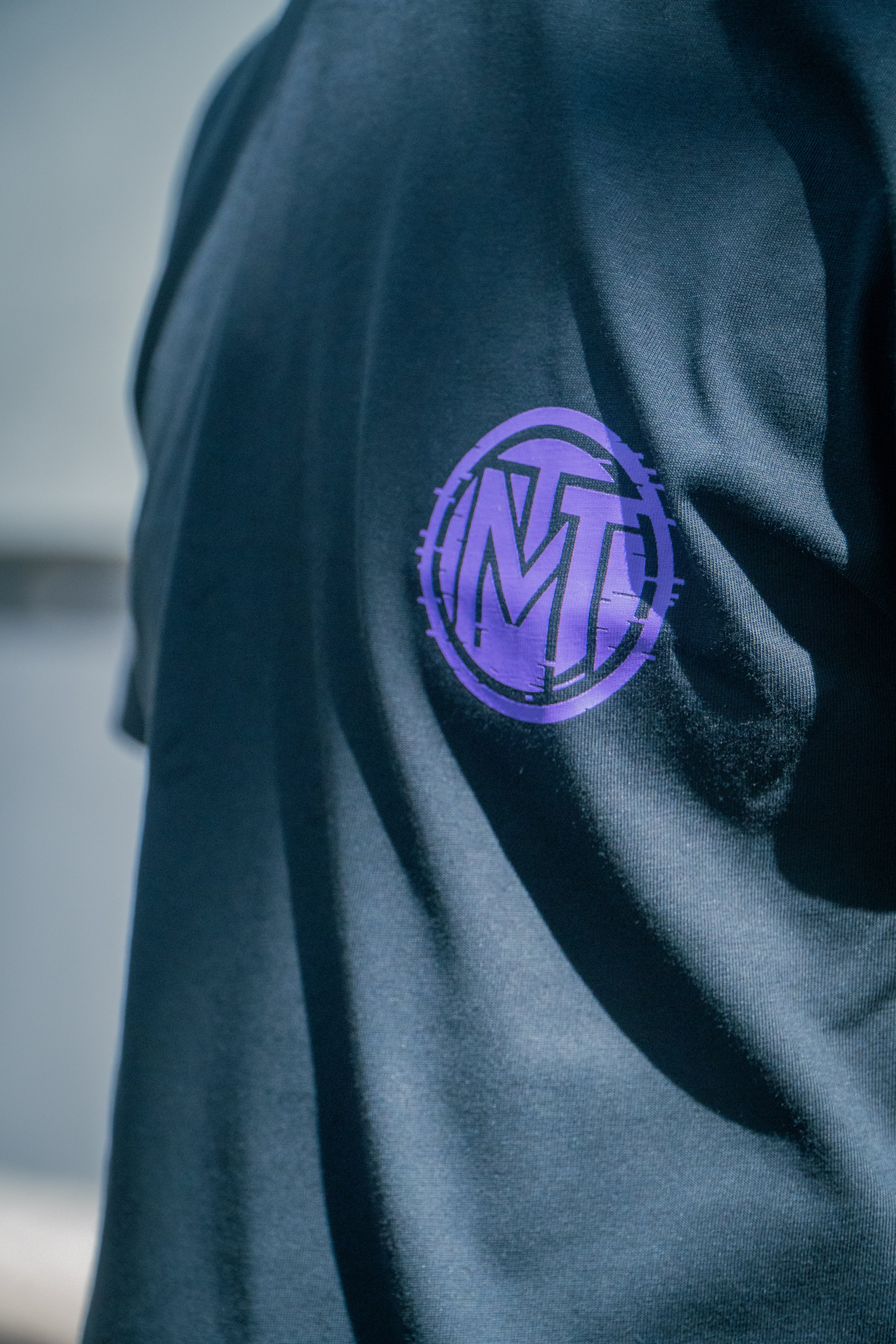 T-shirt No Risk No Story - Violet